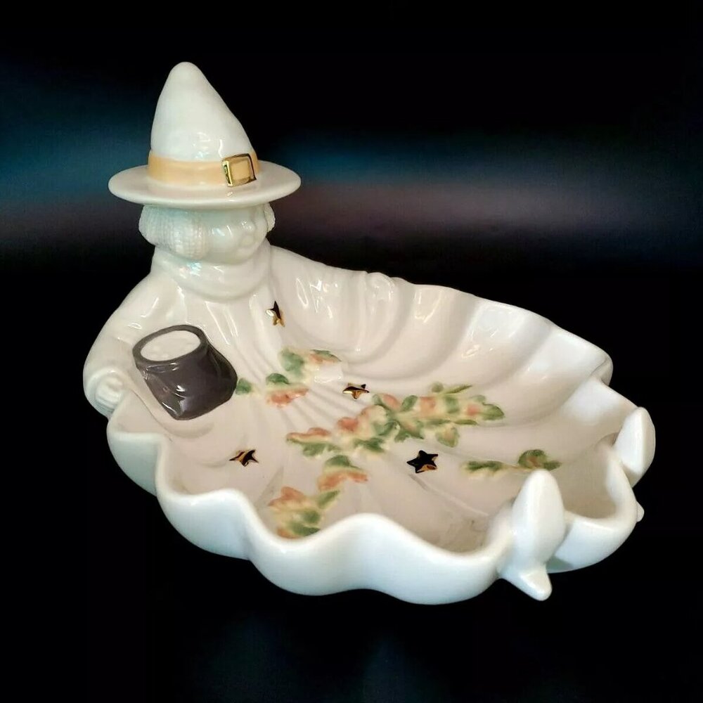 Lenox Occasions Halloween Witch Porcelain Candy Dish - Picture 3 of 12